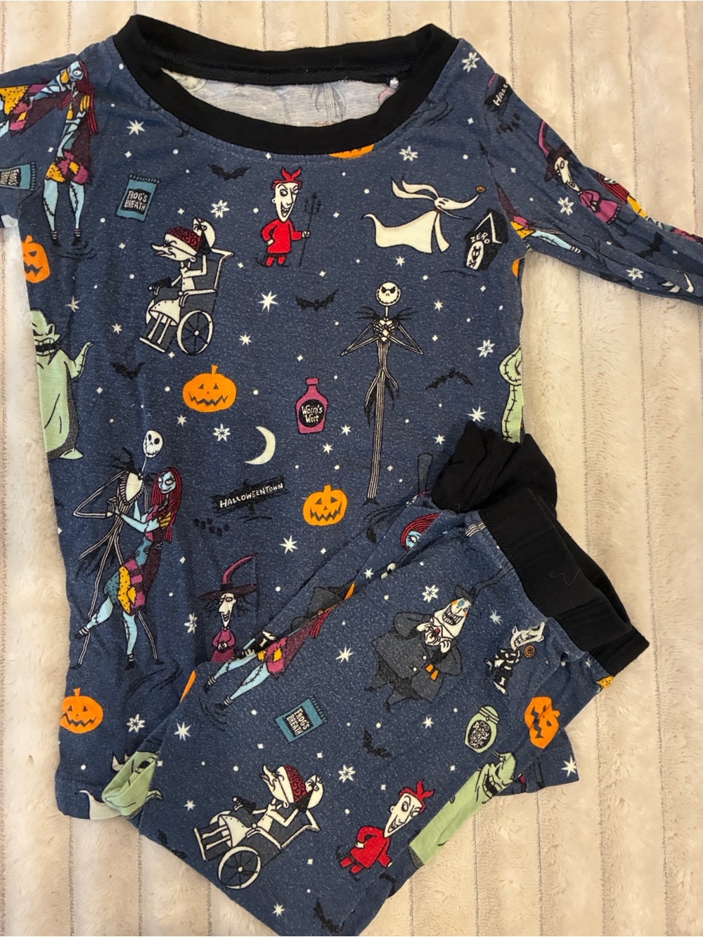 Little Sleepies Jack Skellington & Friends 2-Piece Pajama Set 🎃🖤👻